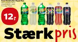 SuperBrugsen Faxe Kondi eller Pepsi tilbud