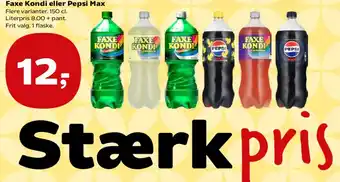 Faxe Kondi eller Pepsi