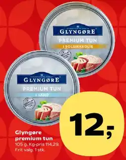 SuperBrugsen Glyngøre premium tun tilbud