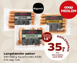 SuperBrugsen Langelænder pølser tilbud