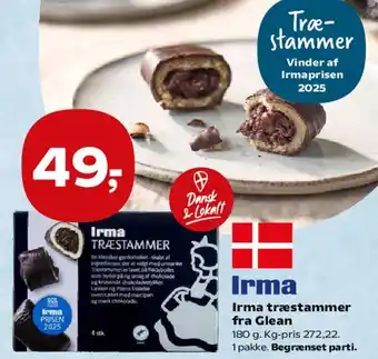 SuperBrugsen Irma træstammer tilbud
