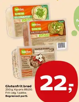 SuperBrugsen Glutenfrit brød tilbud