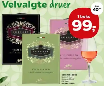 SuperBrugsen Veronia i boks tilbud