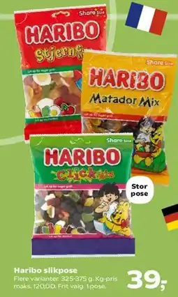 SuperBrugsen Haribo slikpose tilbud