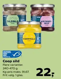 SuperBrugsen Coop sild tilbud
