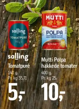 Føtex Tomatpuré tilbud