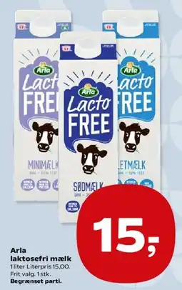 SuperBrugsen Arla laktosefri mælk tilbud