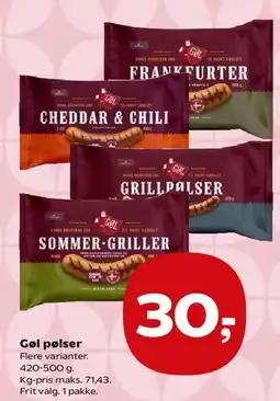 SuperBrugsen Pølser - flere varianter tilbud