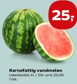 SuperBrugsen Kernefattig vandmelon tilbud