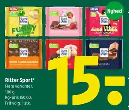 Coop 365 Ritter Sport tilbud