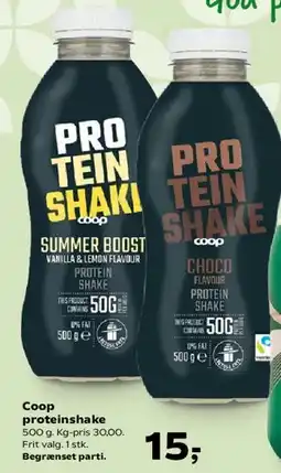 SuperBrugsen Protein Shake tilbud