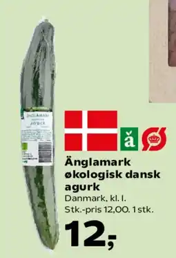 SuperBrugsen Änglamark økologisk dansk agurk tilbud