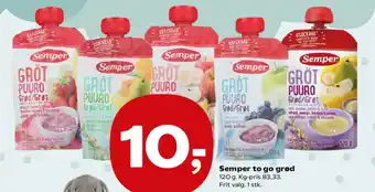 SuperBrugsen Semper to go grød tilbud