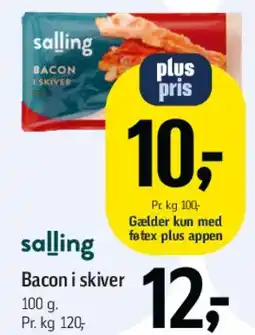 Føtex Bacon (plus pris) tilbud