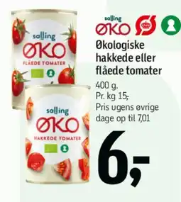 Føtex Økologiske hakkede eller flåede tomater tilbud