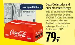 Føtex Coca‑Cola sodavand eller Monster Energy tilbud