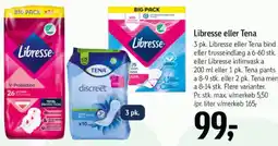 Føtex Libresse eller Tena (hygiejneprodukter) tilbud
