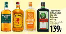Føtex Jägermeister / Fireball / Tullamore (bundles) tilbud