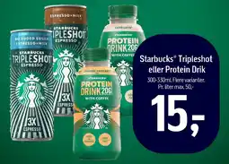 Føtex Starbucks® Tripleshot eller Protein Drik tilbud