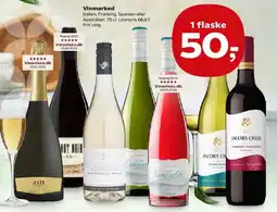 Kvickly Vinmarked (1 flaske 50,-) tilbud