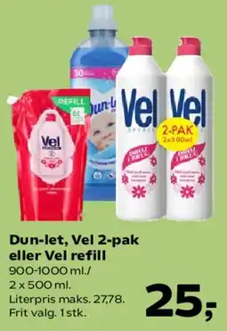 SuperBrugsen Vel 2-pak eller Vel refill tilbud