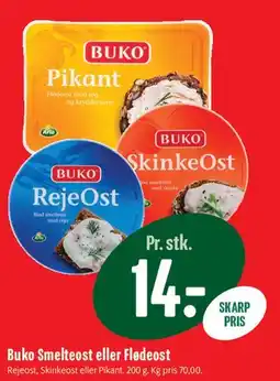 Min Købmand Buko Smelteost eller Flødeost tilbud