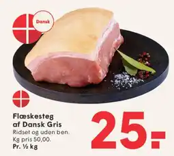 SPAR Flæskesteg af Dansk Gris tilbud