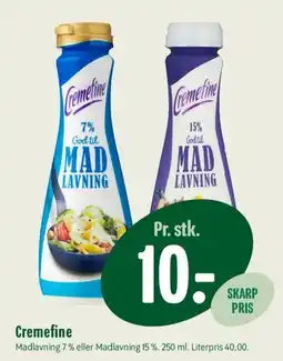 Min Købmand Cremefine tilbud