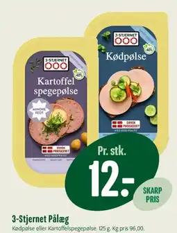 Min Købmand 3-Stjernet Pålæg tilbud