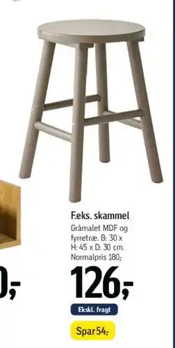 Føtex F.eks. skammel tilbud