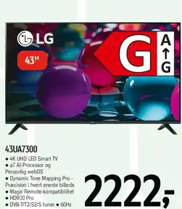 Føtex LG 43UA7300 - 43 4K UHD LED Smart TV tilbud