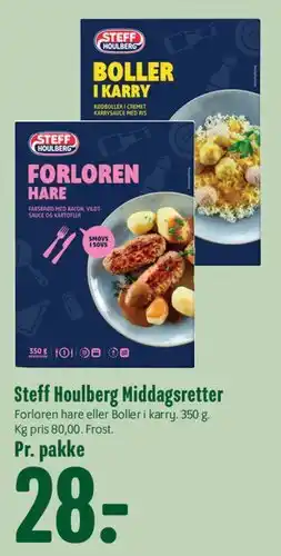 Min Købmand Steff Houlberg Middagsretter tilbud