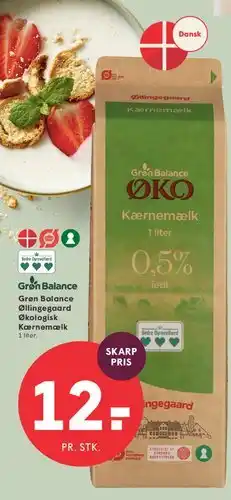 SPAR Grøn Balance ØKO Kærnemælk tilbud