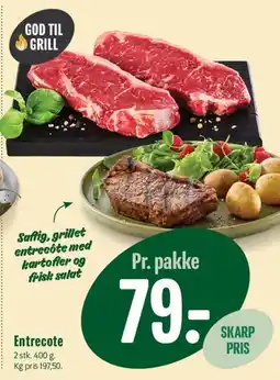 Min Købmand Entrecote tilbud
