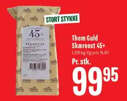Min Købmand Them Guld Skæreost 45+ tilbud