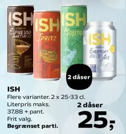 Kvickly ISH (flere varianter) tilbud