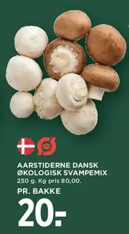 MENY Aarstiderne Dansk Økologisk Svampemix tilbud