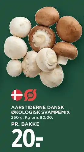 MENY Aarstiderne Dansk Økologisk Svampemix tilbud