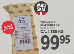 MENY Them Guld skæreost 45+ tilbud