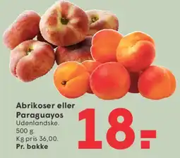 SPAR Abrikoser eller Paraguayos tilbud