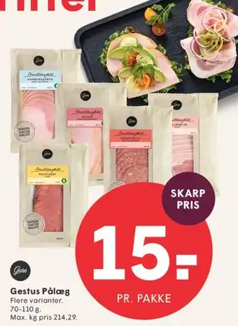 SPAR Gestus Pålæg tilbud