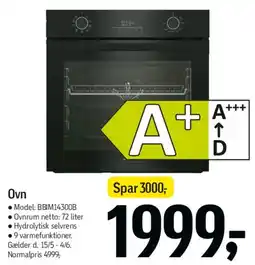 Føtex Ovn tilbud
