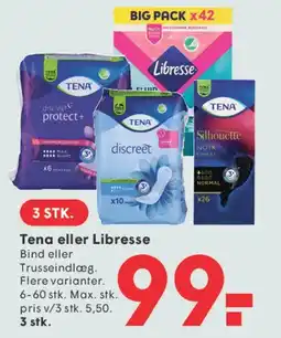 SPAR Tena eller Libresse tilbud
