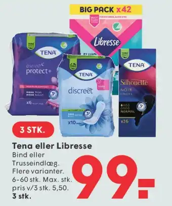 SPAR Tena eller Libresse tilbud