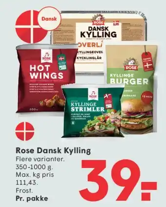SPAR Rose Dansk Kylling tilbud