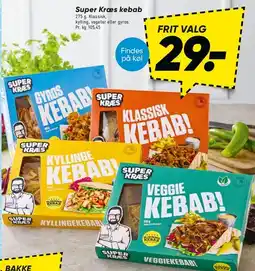 Bilka Super Kræs kebab (frit valg) tilbud