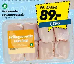 Bilka Kyllingeoverlår uden ben (bakke) tilbud