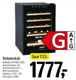 Føtex Vinkøleskab tilbud