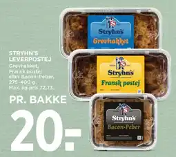 MENY Stryhns leverpostej / postej tilbud