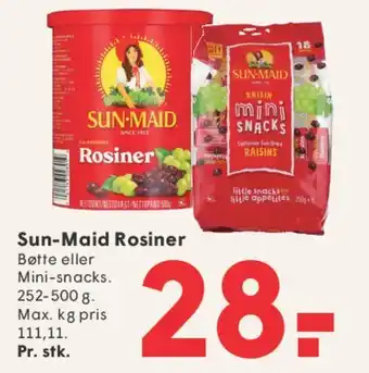 SPAR Sun‑Maid Rosiner tilbud
